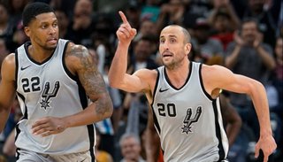 Otra buena noche de Ginóbili en los Spurs