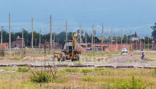 Paran las obras en el barrio San Benjamín