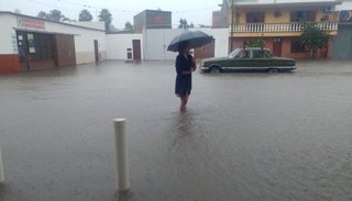 Intensa lluvia de ayer trajo problemas