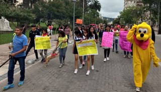 En vivo. Marcha contra el maltrato animal