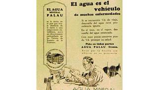 La primera agua mineral envasada en Argentina