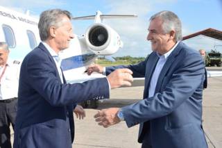 Macri y el gobernador de la provincia recorrieron las obras previstas