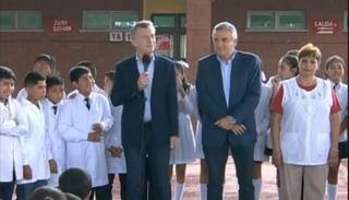 El presidente Macri habló sobre la educación en Santa Bárbara