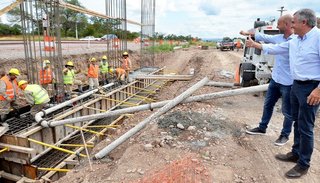 Morales y Dietrich recorrieron las obras en ruta nacional 34