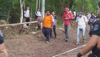 Policía desalojo una carrera clandestina de potros