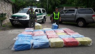 720 kilos de hojas de coca