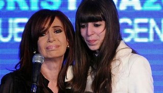 Antes de regresar al país, Cristina habló de la salud de su hija