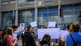 Marcha con rezos en apoyo del cura Aguilera