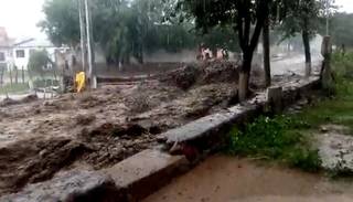 Un fuerte temporal con granizo azotó Guachipas