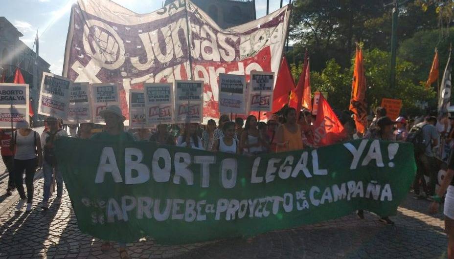 En Salta, marcharon por el Día Internacional de la Mujer