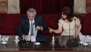 Cristina quiso calmar a Alberto en el duro cruce que tuvo con Iglesias