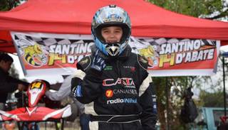 Santino D’Abate, otra promesa del karting salteño