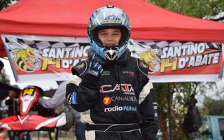 Santino D’Abate, otra promesa del karting salteño