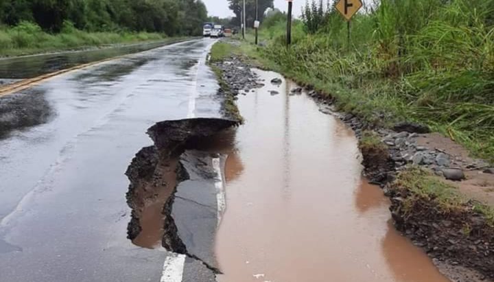 Dos dias de lluvia , los daños son importantes