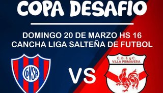 Duelo entre villas por la Copa Desafío