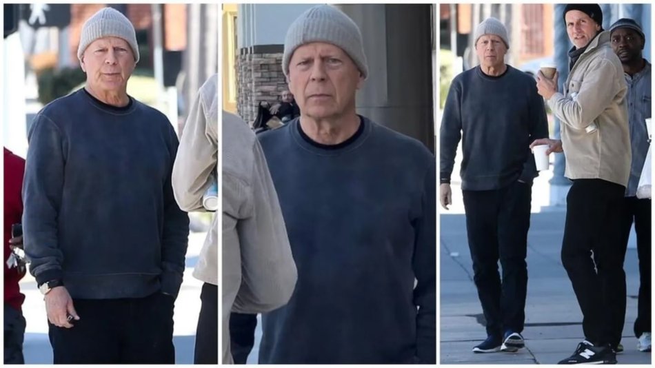 Las primeras fotos de Bruce Willis tras conocerse que padece demencia frontotemporal