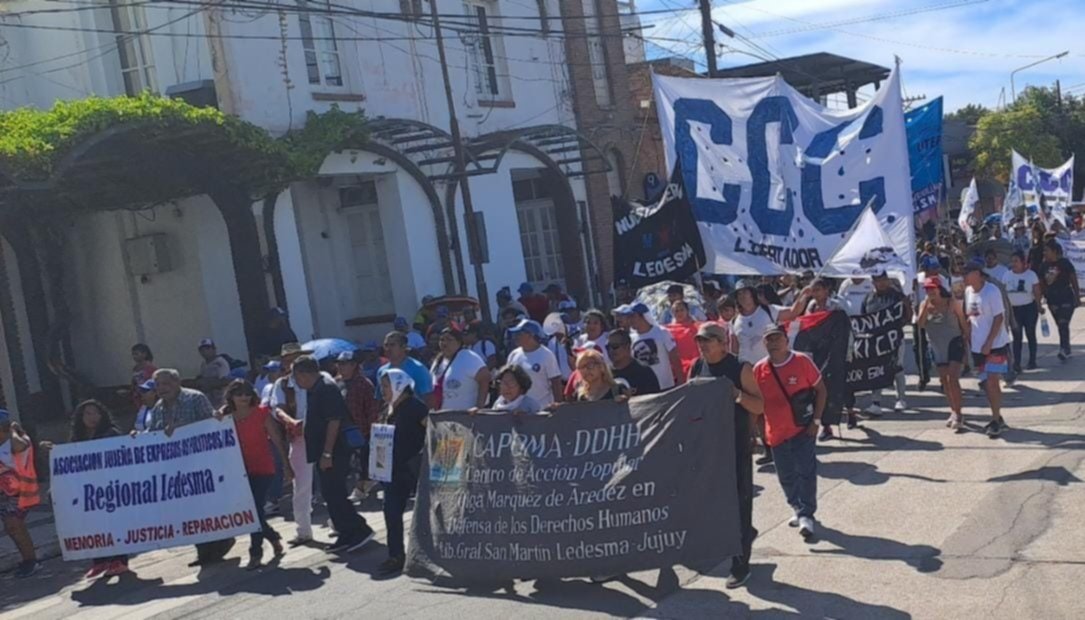 Hubo ayer una gran marcha en Libertador