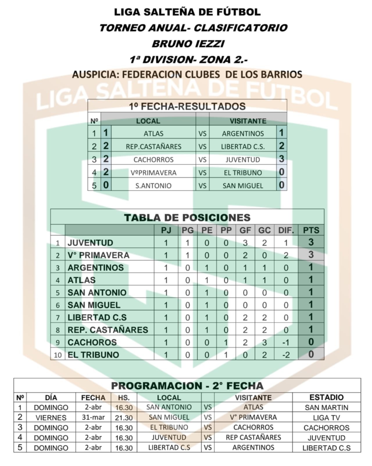 LIGA SALTEÑA DE FÚTBOL