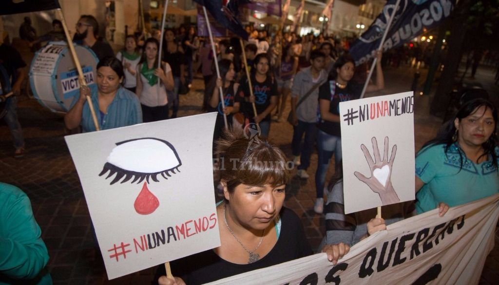 Marcha pidiendo justicia por Micaela. Fotos Andrés Mansilla