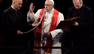 El Papa Francisco tildó de "vergüenza" la destrucción y el silencio ante la injusticia