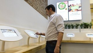 Restaurant tecno: sin mozos, sin cajero, todo automatizado