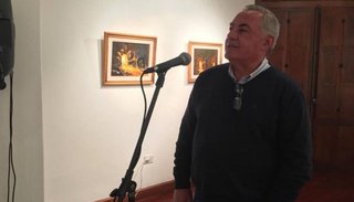 El artista Daniel Bianco inauguró muestra en la Casa "Macedonio Graz"