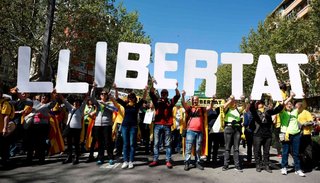 Manifestación en Barcelona
