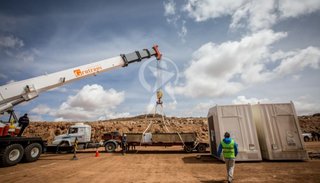 El radiotelescopio de la Puna tiene un avance del 60%