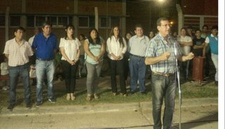 Inauguraron obra de iluminación con led