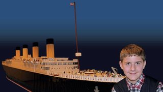 Un niño con autismo construyó con piezas de Lego la maqueta del Titanic más grande del mundo