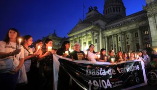 Se hizo la Marcha de las Velas