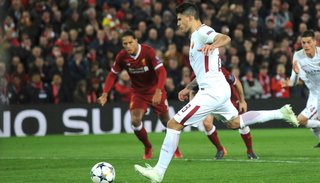 Liverpool goleó a la Roma en la primera semifinal
