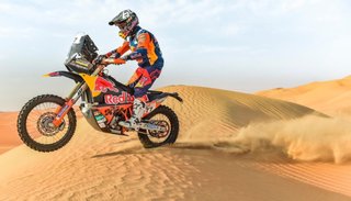 Luciano Benavides logró su primer podio en el rally