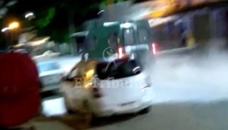 VIDEO. Bagayeros y Gendarmería en un violento enfrentamiento en Aguas Blancas