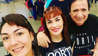 Brenda Carabajal ya está en EEUU