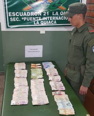 Ingresó a nuestro país con más de 132 mil pesos