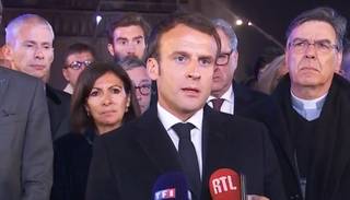 "Reconstruiremos Notre Dame", dijo Macron