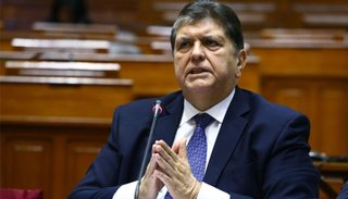Ordenan la detención del expresidente peruano Alan García