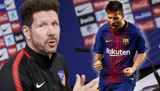 VIDEO. El Cholo Simeone bancó a Messi: "Leo es extraordinario"