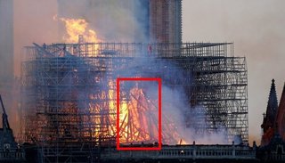 VIDEO ¿Jesús apareció entre las llamas en el incendio de Notre Dame?