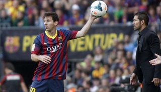 Simeone: “Messi es extraordinario, no es justa la crítica”
