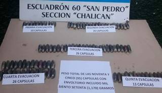 Detienen a un hombre que tragó 95 cápsulas de cocaína