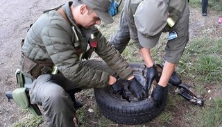 Lo detuvieron con más de 3 kg de marihuana en la rueda de auxilio