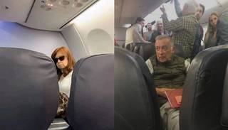 Un pasajero habría molestado a Cristina Kirchner durante su viaje a Cuba