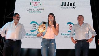 La "Pumita" Carabajal y una merecida fiesta