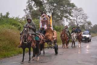 Peregrinación gaucha con la Virgen de San Nicolás