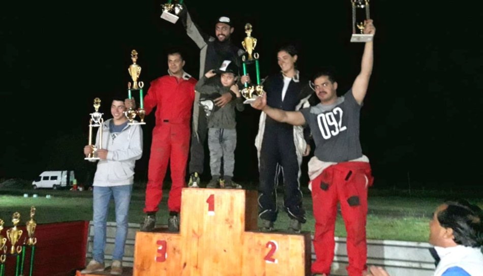 La fiesta del karting en La Candelaria atrajo a centenares de espectadores
