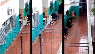 Escrachan a guardería que abandonó un bebé bajo la lluvia