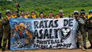 Encuentro de paintball en la localidad de Juan Galán