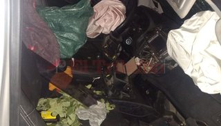 Encuentran en un camioneta desbarrancada cargamento de coca valuado en $7 millones